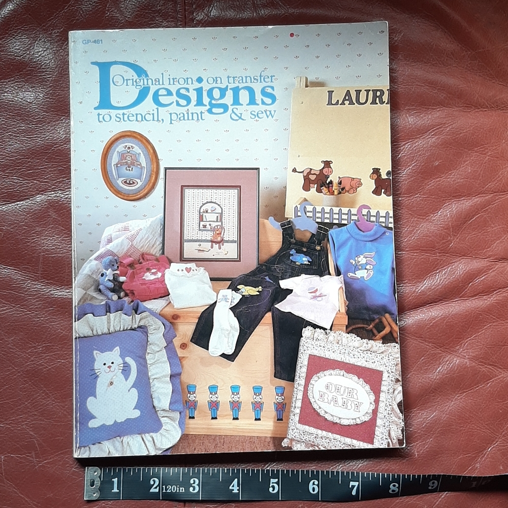 SOLD Original iron on transfer designs, soft cover